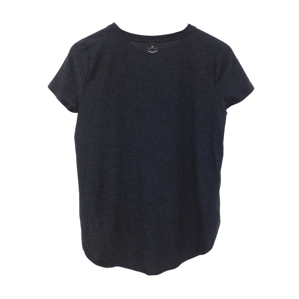 Beyond Yoga Womens On the Down Low T-Shirt Darkest Night Black Small 6110052